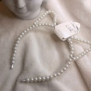 Faux Pearl Cat-Ear Headband